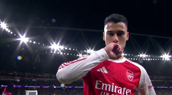 Goal! Martinelli Runs Clear And Rolls Home To Make It 3-1 from UEFA Champions League 2025/26 