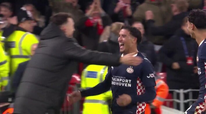 Goal! PSV Run Riot As Driouech Nets Their Fourth from UEFA Champions League 2025/26 