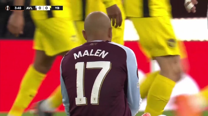 Save! Keller Keeps Out Malen’s Stinging Shot from UEFA Europa League 2025/26 