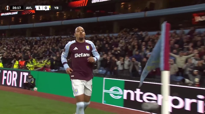 Goal! Malen Heads It Home To Put Villa Ahead from UEFA Europa League 2025/26 