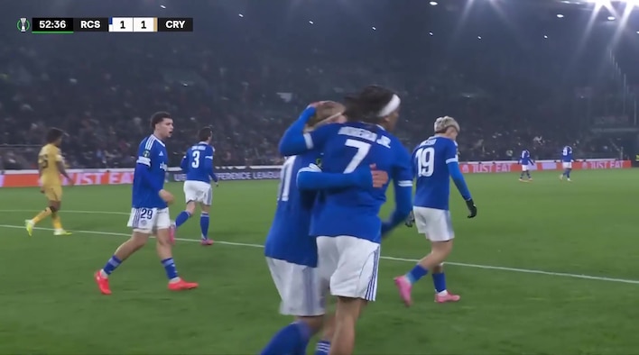 Goal! Emegha Smashes In The Equalizer For Strasbourg from UEFA Europa Conference League 2025-26 