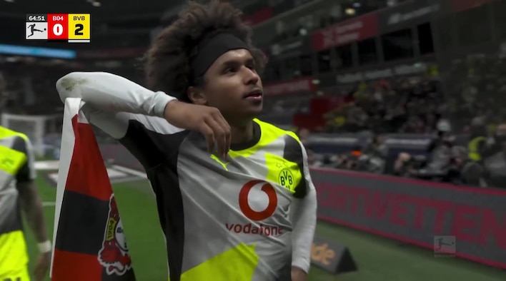 Goal! Adeyemi Heads It In To Double The Advantage For Dortmund from Bundesliga 2025/26 