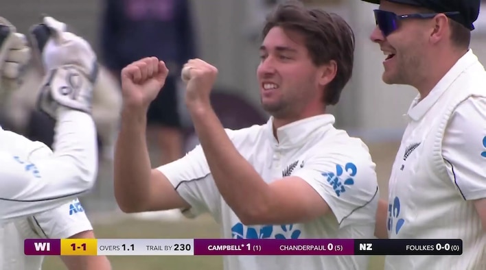 Day 2 - Session 1 Highlights from West Indies Tour of New Zealand 2025 