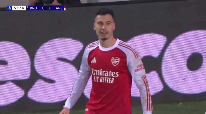 Goal! Martinelli’s Brilliant Curling Strike Makes It 3-0 from UEFA Champions League 2025/26 