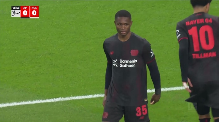 Save! Schwabe Gets Down Low To Stop Kofane’s Attempt from Bundesliga 2025/26 