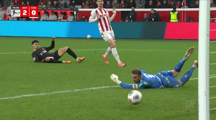 Chance! Sarco’s Shot Skims Just Wide Of The Post from Bundesliga 2025/26 