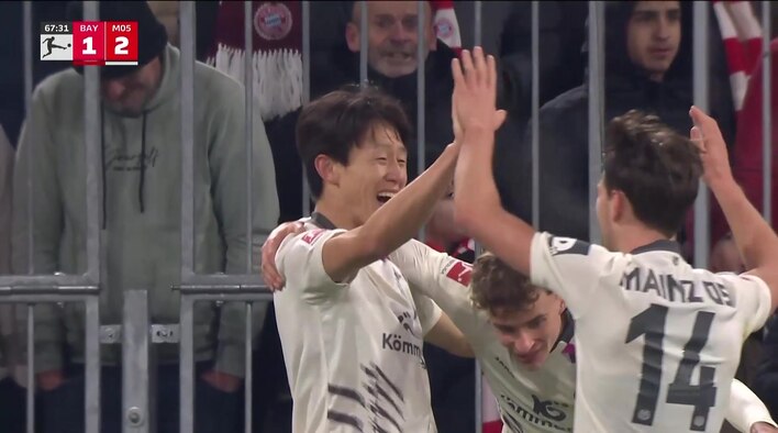 Goal! Mainz Shock Bayern As Lee Fires In For 2–1 from Bundesliga 2025/26 