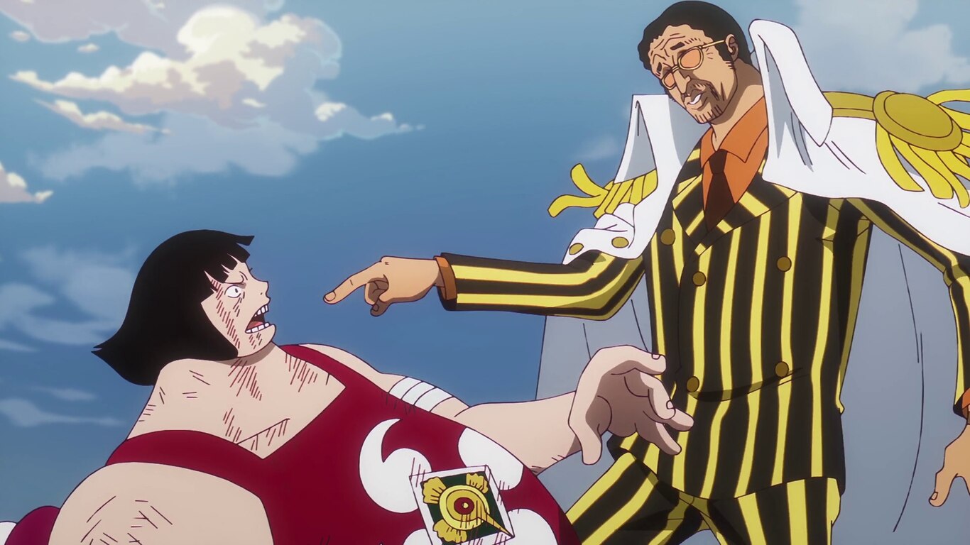 A Clash of Two Men's Determination! Kizaru and Sentomaru