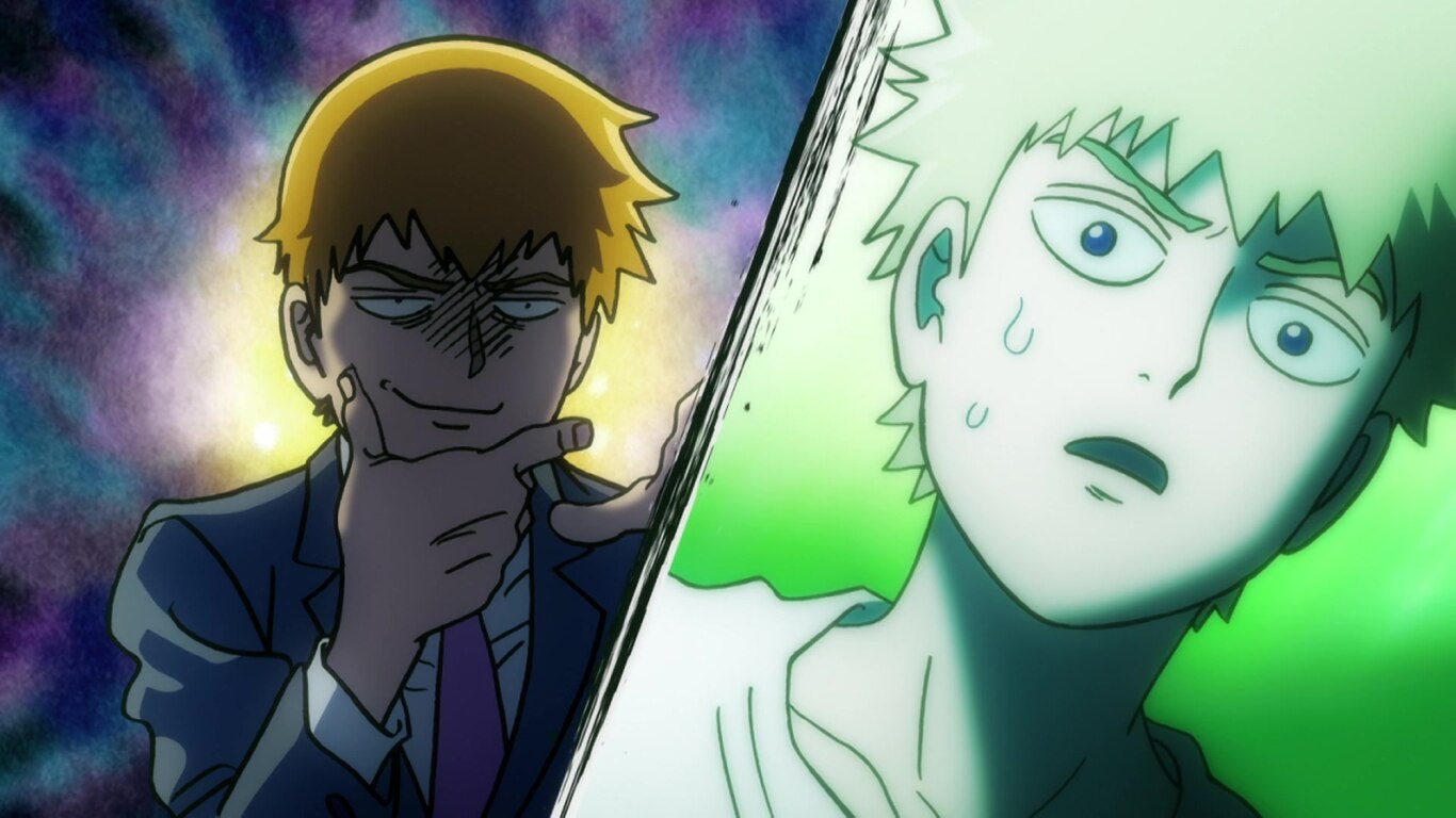 Mob and Reigen ~A Giant Tsuchinoko Appears~