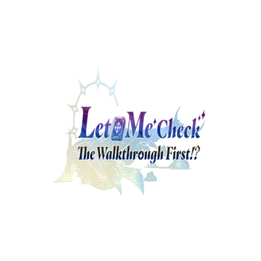 Let Me Check The Walkthrough First