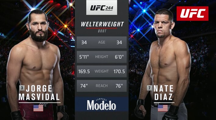 UFC 244 - Masvidal vs Diaz - 3 Nov 2019 from UFC 2022-23 