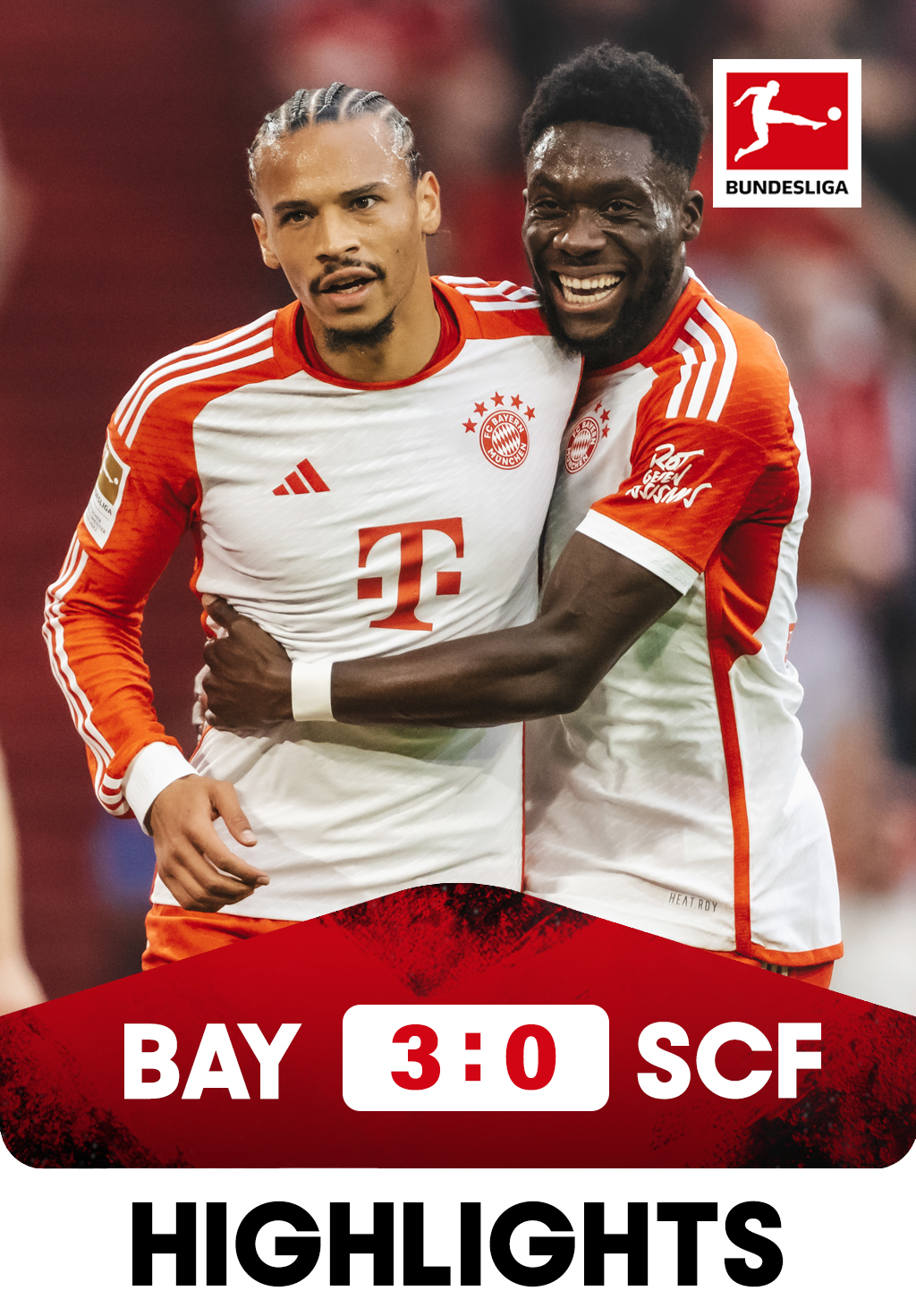 Dominant Bayern Munich Secures 3-0 Victory Over Freiburg - Highlights - 8 Oct 2023 from Bundesliga 2023-24
