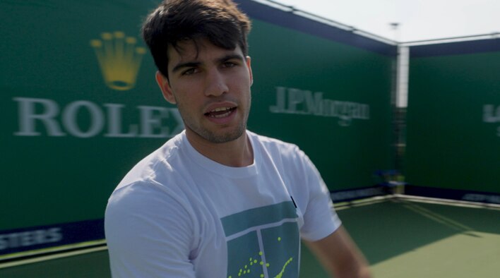Drop Shot Challenge ft. Carlos Alcaraz from ATP Masters 1000 - Rolex Shanghai Masters 2024 