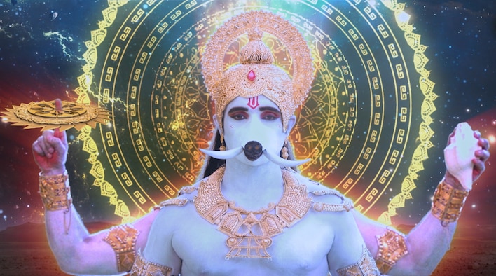 Varaha Saves Bhudevi from Dharm Yoddha Garud season 3