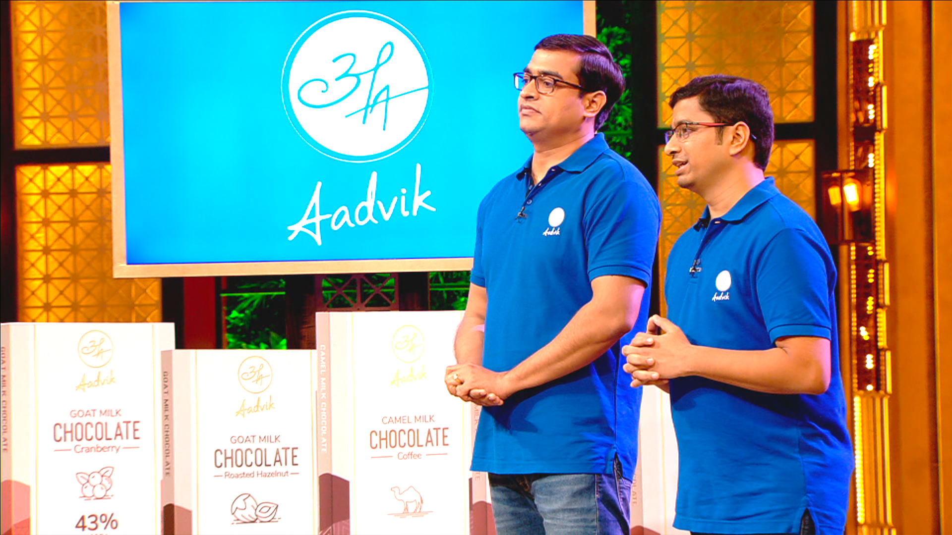 Moments From Aadvik Foods' Pitch from Shark Tank India