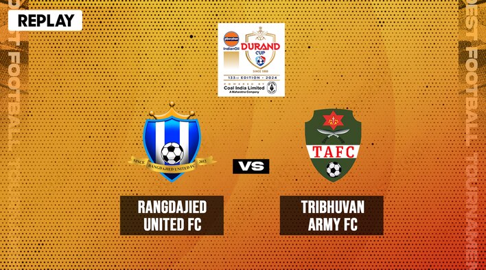 Replay - Rangdajied United FC vs Tribhuvan Army FC - 13 Aug 2024 from IndianOil Durand Cup 2024 