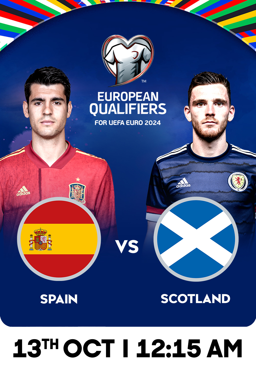 Upcoming - European Qualifiers Matches On 13th Oct 