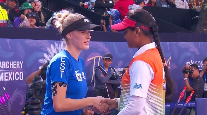 Meeri-Marita Paas Progress To Semi-Finals - 20 Oct 2024 from Hyundai Archery World Cup 2024 