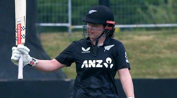 Georgia Plimmer's 112 Puts NZ In A Commanding Spot from Sri Lanka Women's Tour of New Zealand 2025 
