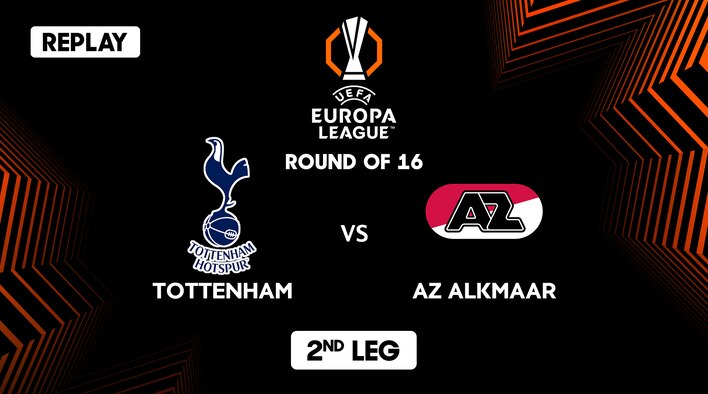 Replay - Tottenham Hotspur vs AZ Alkmaar - 2nd Leg - R16 - 14 Mar 2025 from UEFA Europa League 2024-25 