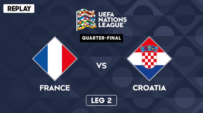 Replay - France vs Croatia - 24 March 2025 from UEFA Nations League 2024-25 