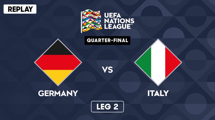 Replay - Germany vs Italy - 24 March 2025 from UEFA Nations League 2024-25 