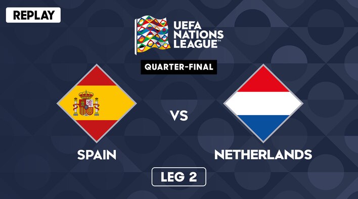 Replay - Spain vs Netherlands - 24 March 2025 from UEFA Nations League 2024-25 