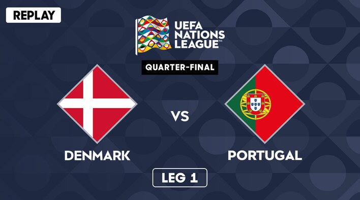 Replay - Denmark vs Portugal - 21 March 2025 from UEFA Nations League 2024-25 