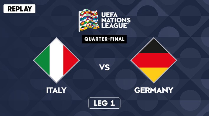 Replay - Italy vs Germany - 21 March 2025 from UEFA Nations League 2024-25 