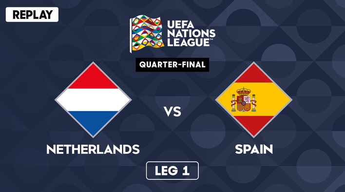 Replay - Netherlands vs Spain - 21 March 2025 from UEFA Nations League 2024-25 