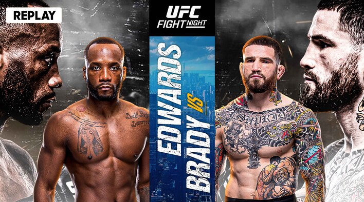 Replay - UFC Fight Night - Edwards vs Brady - 22 Mar 2025 from UFC Fight Night - Edwards vs Brady 