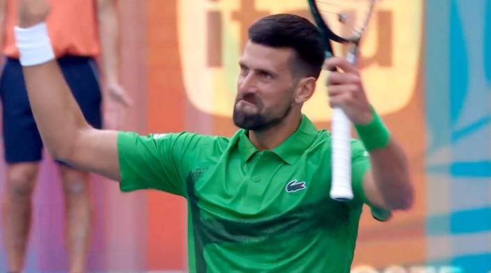 Djokovic Sends Carabelli Crashing Out In Round 3 - Highlights - 24 Mar 2025 from Miami Open 2025 