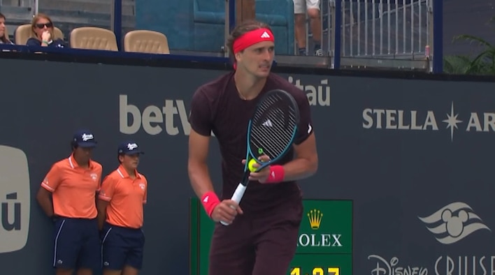 Zverev Demolishes Thompson In 2-Set Rout - Highlights - 24 Mar 2025 from Miami Open 2025 