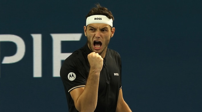 Fritz Outclasses Barettini With Impressive Display - Highlights - 28 Mar 2025 from Miami Open 2025 