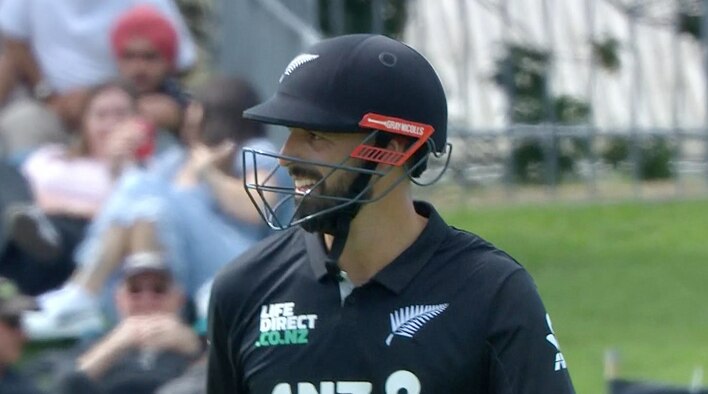 Mitchell Makes A Solid Contribution To NZ Total from Pakistan Tour Of New Zealand 2025 
