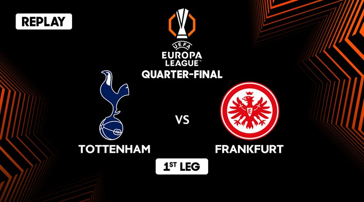 Replay - Tottenham Hotspur vs Eintracht Frankfurt - 1st Leg - R16 - 11 Apr 2025 from UEFA Europa League 2024-25 
