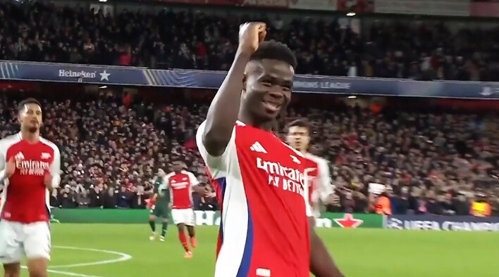 Best Of Bukayo Saka from UEFA Champions League 2024-25 