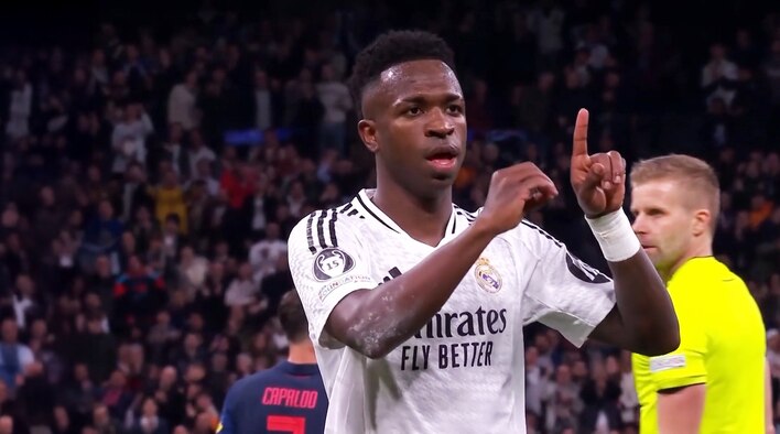 Best Of Vinicius Junior from UEFA Champions League 2024-25 