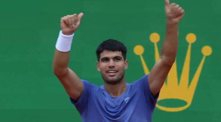 Alcaraz Knocks Out Cerundolo With A Stylish Comeback - Highlights - 9 Apr 2025 from ATP Masters 1000 - Rolex Monte Carlo Masters 2025 