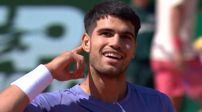Alcaraz Dominates Altmaier In Straight Sets - Highlights - 10 Apr 2025 from ATP Masters 1000 - Rolex Monte Carlo Masters 2025 