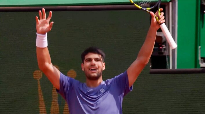 Alcaraz Turns The Tide To Beat Fils In Quarter-Finals - Highlights - 11 Apr 2025 from ATP Masters 1000 - Rolex Monte Carlo Masters 2025 