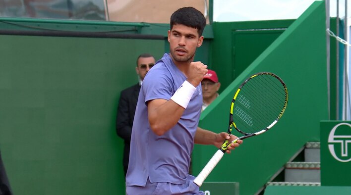 Alcaraz Outplays Davidovich To Enter The Final - Highlights - 12 Apr 2025 from ATP Masters 1000 - Rolex Monte Carlo Masters 2025 