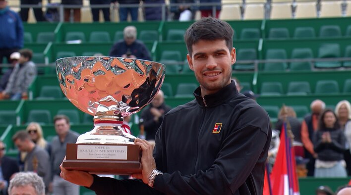 Alcaraz Tames Musetti In A Thriller To Bag Title - Highlights - 13 Apr 2025 from ATP Masters 1000 - Rolex Monte Carlo Masters 2025 