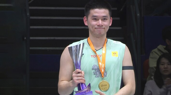Vitidsarn's Championship Glory - Highlights - 13 Apr 2025 from Bank of Ningbo Badminton Asia Championships 2025 