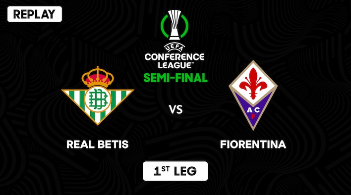 Real Betis vs Fiorentina - Semi-final - 1st Leg - Replay - 2 May 2025 from UEFA Conference League 2024-25 