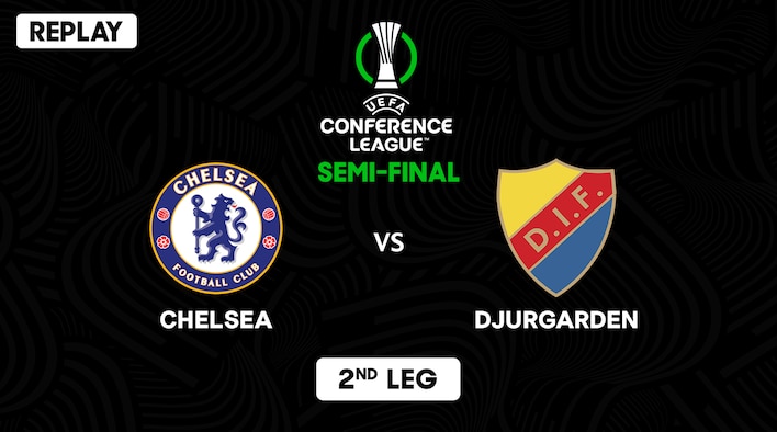 Chelsea vs Djurgarden - Semi-final - 2nd Leg - Replay - 9 May 2025 from UEFA Conference League 2024-25 
