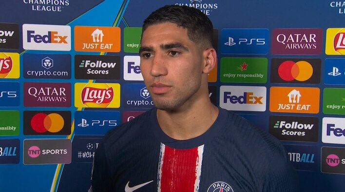 Hakimi: I Have Been Working For UCL Trophy For Years from UEFA Champions League 2024-25 