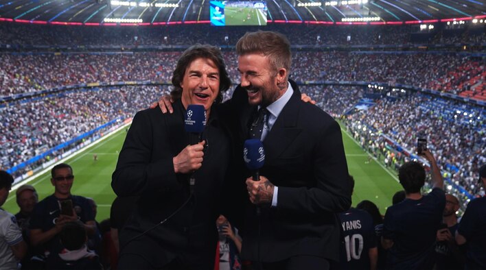Tom Cruise Casts His Prediction On The Final from UEFA Champions League 2024-25 