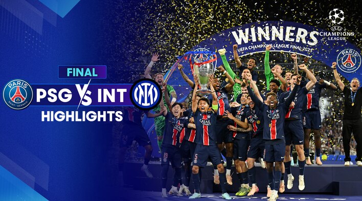 PSG vs Inter Milan - Final - Highlights - 1 Jun 2025 from UEFA Champions League 2024-25 