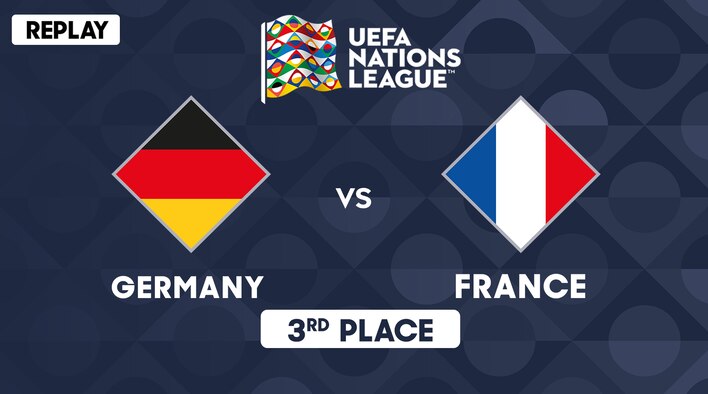 Germany vs France - Third Place - Replay - 8 Jun 2025 from UEFA Nations League 2024-25 
